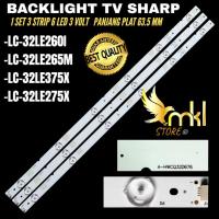 ราคา SHARP 32 นิ้ว LED TV BACKLIGHT LC-32LE260I-LC-32LE265M- LC-32LE375X-LC-32LE275X SHARP LED TV BACKLIGHT (42627275793)