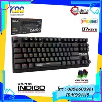 ราคา KEYBOARD SIGNO KB-718 INDIGO RGB TKL (2952683030)