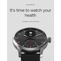 ราคา Withings ScanWatch ECG รุ่นใหญ่ 42mm เกรดการแพทย์ วัดชีพจร ออกซิเจน SpO2 ในเลือดแบตนาน 30 วัน (24908744221)