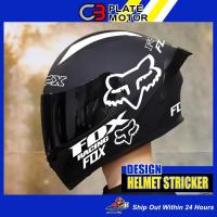 ราคา สติ๊กเกอร์หมวกกันน็อค - สติ๊กเกอร์ตัด FOX SET สําหรับหมวกกันน็อค / HC05 (56104772121)