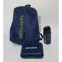 ราคา กระเป๋าเป้สะพายหลัง + ชุดอาหารกลางวัน SKECHERS ของแท้ Sportstation (16338413876)