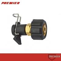 ราคา ข้อต่อสำหรับ ต่อสายฉีดน้ำ Bosch, Zinsano, Karcher แปลงเป็นเกลียวใน 22mm อแดปเตอร์ (เพือต่อกับปืนฉีดน้ำเกลียว 22มม) (3883368875)