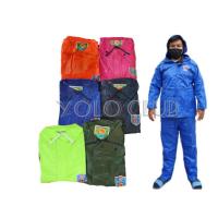ราคา ชุดกันฝนตราช้าง Danko ผ้าร่มแบบหนา มีซิป ตัวสูงใหญ่ใส่ได้ เสื้อ+กางเกง (11202700838)