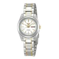 ราคา นาฬิกาผู้หญิง SEIKO 5 Automatic Ladies's Watch สายสแตนเลส 2 กษัตริย์ รุ่น SYMK19K (8631169448)