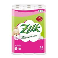 ราคา ZILK ซิลค์ จัมโบ้ กระดาษชำระ (แพ็ค 24 ม้วน) กระดาษทิชชู่ ทิชชู่ (19370942726)