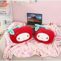 ราคา [พร้อมส่ง] หมอนผ้าห่มคิตตี้ มาพร้อมกับหัวแอปเปิ้ลสุดน่ารัก Hellokitty (40622860756)