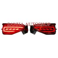 ราคา ไฟทับทิมกันชนท้ายมีไฟ Led Toyota Fortuner ปี 2015,2016,2017,2018,2019,2020 (6802697159)