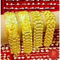 ราคา สร้อยข้อมือทอง เลทข้อมือทองน้ำหนัก 5 บาท ทองชุบ ทองหุ้ม สวยเสมือนจริง JPgoldjewelry (18352972361)