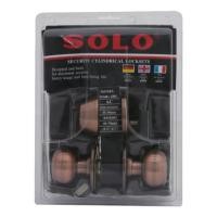 ราคา FREE HOME ลูกบิด+DB SOLO 88-2201 AC หัวจัน สีทองแดงรมดำ ลูกบิดประตู กลอนประตู ลูกบิดกลอนประตู (10912435107)