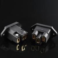 ราคา Japan Furukawa gold-plated copper tailstock amplifier audio AC power socket (6408374982)