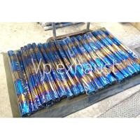 ราคา ท่อสแตนเลส ไดร์สีไทเทเนียม สีไหม้ สแตนเลส304 2นิ้ว -4นิ้ว ยาว 1เมตร ท่อเลสไดร์สี (7890848707)