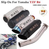 ราคา Slip On For Yamaha YZF R6 1998 - 2005 Motorcycle Yoshimura Exhaust Escape Silencer Tail Modified Mi (56451808867)