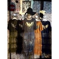 ราคา เดรสยาวผ้ามุ้ง สาวอวบ (300818957)