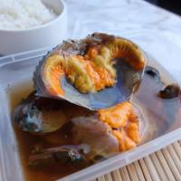 ราคา ปูไข่ดอง ปูทะเลไข่ดองน้ำปลา ขนาด M (150-180g)Mhee Mee Puu สดใหม่พร้อมน้ำจิ้มซีฟู้ด สะอาดปลอดภัยคุณาภาพดี รสชาติอร่อย (9707110016)