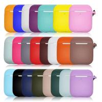 ราคา Yเคสหูฟังซิลิโคนสำหรับ airpods 1 2เคสป้องกันหูฟังสำหรับ Apple airpods 2 1เคสอุปกรณ์เสริมหูฟังไร้สาย (26961329474)