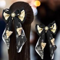 ราคา #โบว์ติดผม สินค้าแนะนำ กิ๊บโบว์ขนาดใหญ่จัมโบ้ติดมุกแต่งลูกไม้ (43158577227)