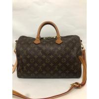 ราคา กระเป๋ามือสอง LOUIS VUITTON Canvas Monogram Speedy 35 อะไหล่ทอง ขนาด 13 นิ้วครึ่ง พร้อมส่ง (27405859600)