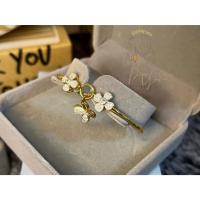 ราคา กำไล ลายใบโคลเวอร์ฝังเพชร ชุบทองคำแท้ความหนา5ไมครอนฝังเพชรสวิสczเกรด3A (24185994310)