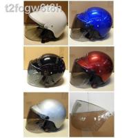 ราคา ☑△หมวกกันน็อคครึ่งใบ 168 สีขาว แดง ดำ น้ำเงิน บรอน ( แถมฟรี กระจกบังแดด ) (11830779414)