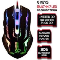 ราคา Mouse signo gm-910 เมาส์ฟะฝังชั่น 6 ปุ่ม เปลี่ยนไฟ 7 สี (1842670728)