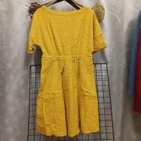 ราคา มินิเดรสแขนสั้นสีเหลือง (16292631474)
