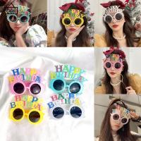 ราคา COD❤️แว่นตากันแดดงานปาร์ตี้วันเกิดเกาหลีความคิดสร้างสรรค์ตัวอักษรที่มีสีสันทรงกลมแว่นกรองแสงผู้ชายและผู้หญิง-a.one (22753858722)