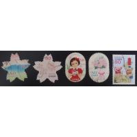 ราคา J115 แสตมป์ญี่ปุ่นใช้แล้ว ชุด Spring Greetings ปี 2014 ใช้แล้ว สภาพดี ครบชุด 5 ดวง (6500965170)