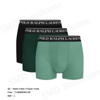 ราคา Polo Ralph Lauren กางเกงชั้นในผู้ชาย รุ่น Stretch Cotton 3 Classic Trunks Code: 714830299132 (24797489217)