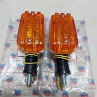 ราคา ไฟเลี้ยวหน้า Yamaha RXS115-RX115-RXK-RXK135-Concord ของใหม่(ไม่แท้)แบบพลาสติกชุบเงาสภาพสวยๆพร้อมใส่ใช้งาน(ราคาต่อ 1 คู่) (29011561616)