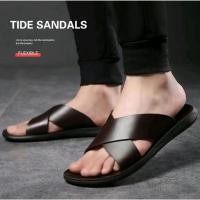 ราคา รองเท้าแตะผู้ชาย, รองเท้าแตะลําลองแบบสวมสําหรับผู้ชาย, รองเท้าแตะแบบสวมสําหรับผู้ชาย, ไซส์ 39 - 43 (52101340883)