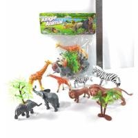 ราคา โมเดลสัตว์ป่า​ ชุด​ 10​ ชิ้น​ Jungle Animal (26062557236)