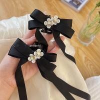 ราคา 2025 Camellia Bow Streamer กิ๊บติดผมหางม้าคู่ย้อนยุค (28378313492)