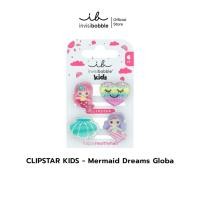 ราคา invisibobble กิ๊บหนีบผม กิ๊บติดผม ถนอมเส้นผม รุ่น Clipstar Kids Mermaid Dreams Global ( 1 กล่องบรรจุ 4 ชิ้น) (40628443056)