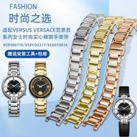 ราคา เหมาะสําหรับ VERSUS VERSACE VERSACE ตัวเมีย VSP490118/VSPCD2217 Notch สายนาฬิกาสแตนเลส NELI (47854085264)