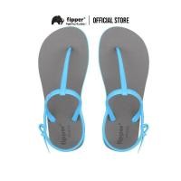 ราคา Fipper Sandal Strappy Getah Grey / Blue (Sky) - Fipper Sandal Strappy Rubber Grey / Blue (Sky) (23443448390)