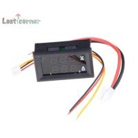 ราคา [Lostcorner] 100V 10A โวลต์มิเตอร์แอมมิเตอร์ Blue + Red LED Dual Digital Volt Amp Meter Gauge [ใหม่] (44478327141)