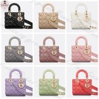 ราคา Dior ของแท้ คลาสสิค ขนาดเล็ก กระเป๋าถือ LADY DIOR MY ABCDIOR ของแท้ (26627597120)