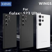 ราคา สําหรับ Samsung Galaxy S23 S24 S25 Ultra Case X-level กันกระแทก Ultra Thin Slim Matte โปร่งใส PP ฝาหลัง (22523948799)