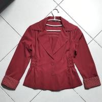 ราคา เสื้อเชิ้ตปกสูท แบรนด์ Haas สีแดงรับทรัพย์ (13474495246)