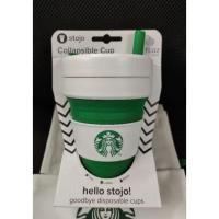 ราคา Starbucks Stojo แก้วพับได้สีเขียว 16 oz ของแท้ (5049130353)