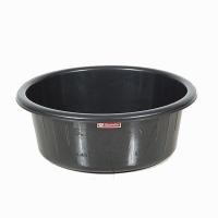 ราคา กะละมังกลมพลาสติกสีดำ ตรางู 17 ลิตร (50103358700)