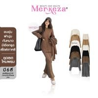 ราคา [เสื้อ+กระโปรง] Merkeza ibabyQ ชุดเซต เสื้อแขนยาว กระโปรง ไหมพรม สเวตเตอร์ ถัก กันหนาว แฟชั่น สไตล์เกาหลี ผู้หญิง (53950905651)