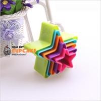 ราคา พิมพ์กดคุกกี้ดาว พลาสติกสีสวย 5 ชิ้น / ชุด (309079640)