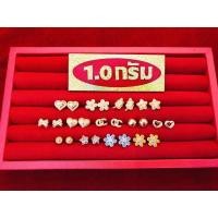 ราคา ตุ้มหูทองแท้ หนัก 1.0 กรัม มีใบรับประกันให้ทุกชิ้น (29863633005)