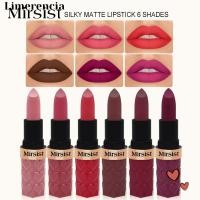 ราคา LIMERENCIA Matte Lipstick, กันน้ํา 3.5g Moisturizer แต่งหน้า, คุณภาพสูง 6 สี Long Lasting Nude Lip Stick สําหรับผู้หญิง Lady Girl (43578659808)