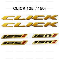 ราคา สีทอง โลโก้ CLICK 125i CLICK 150i งานเรซิ่น ตัวนูน คลิก สำหรับ HONDA CLICK 125 125i CLICK150i 150 (51256127175)