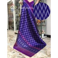 ราคา ผ้าไหมมัดหมี่แท้ ลายบันไดนาคเชิงริ้ว ทอ3 ตะกอ ผ้าไหม มัดหมี่ ผ้าไทย ทอมือ ไหมสุรินทร์ ไหมแท้ 100% (17292327008)