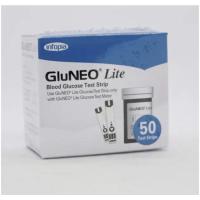 ราคา GluNeo Lite Blood Glucose Test Strip exp 22/9/64( รุ่นเดียวกับ Next Health ) 50 ชิ้น 1 กล่อง แผ่นตรวจน้ำตาล (9671868346)