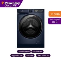ราคา [จัดส่งพร้อมติดตั้ง] Electrolux UltimateCare 700 เครื่องซักผ้า/อบผ้า ฝาหน้า Inverter 11/7 kg รุ่น EWW1143R7MC + ฐานรอง (27669624640)