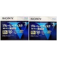ราคา Sony Blu-ray BD-R 4x Double Layer V Series 5BNR2VLPS4 5 Pieces Set of 2 (44402716843)